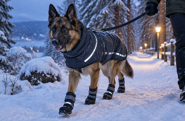Chien en hiver : manteau, pattes et promenades, le guide complet