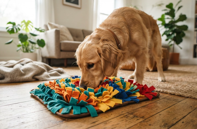Tapis de fouille et occupation mentale du chien