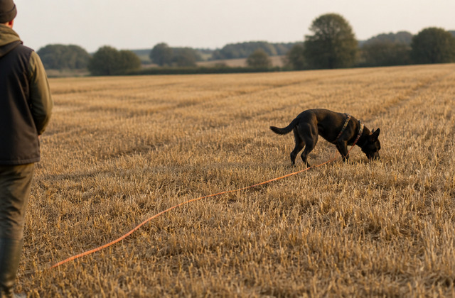 Longe pour chien : travailler le rappel sans lâcher le chien