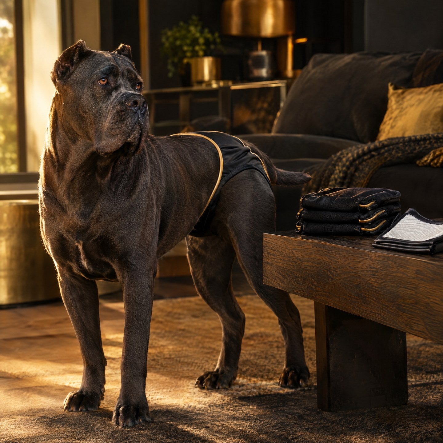 Couche et culotte hygiénique pour chien