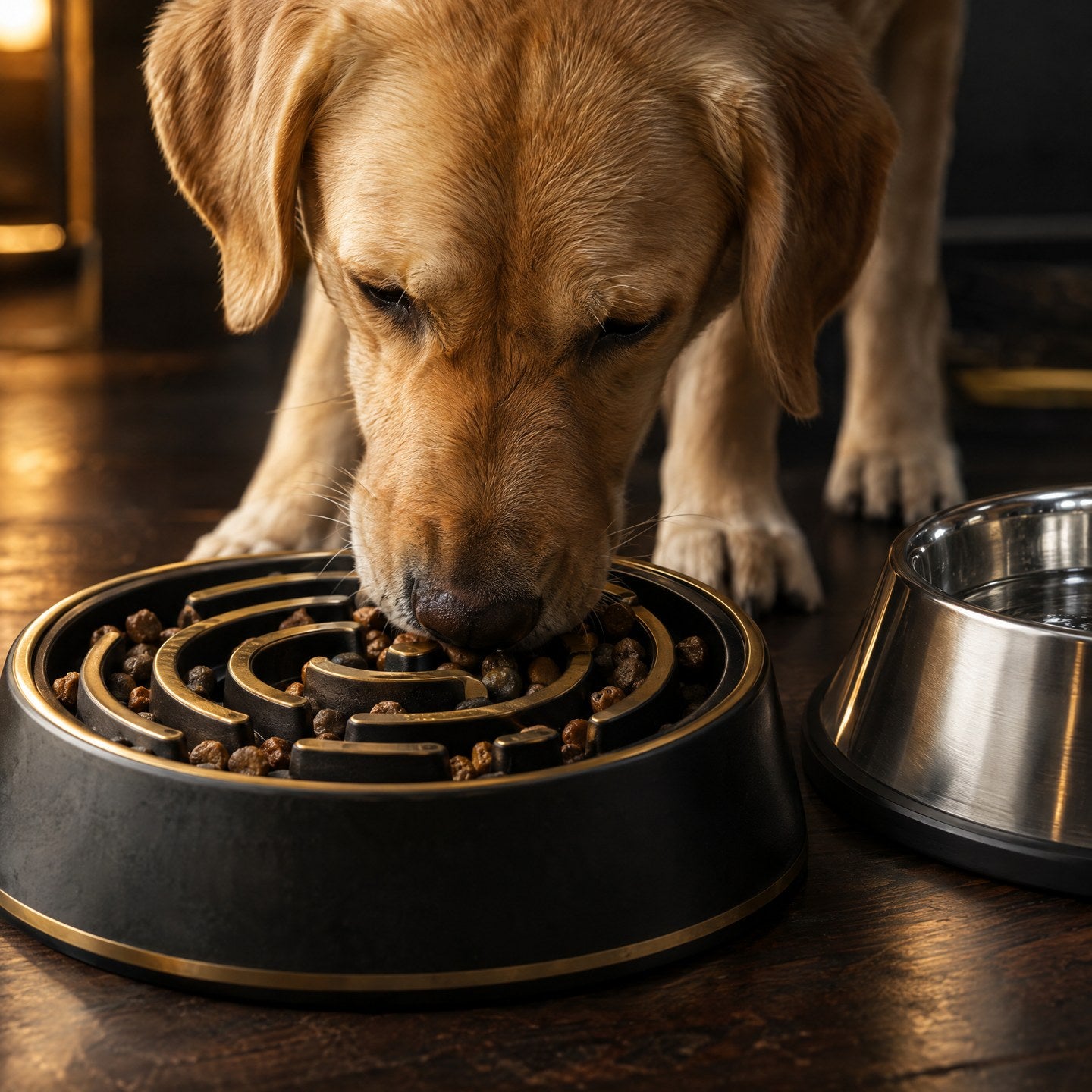Gamelle anti-glouton pour chien