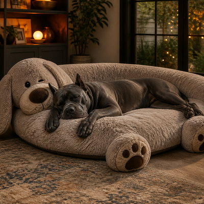 LIT CANAPÉ MATELAS ET PANIER POUR GROS CHIEN