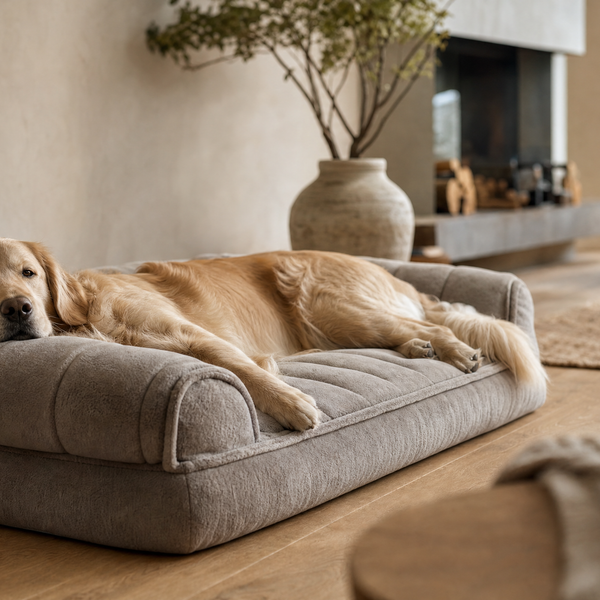 LIT CANAPÉ MATELAS ET PANIER POUR GROS CHIEN