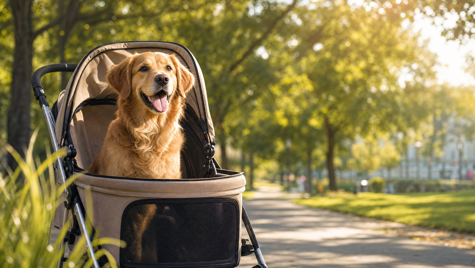 Poussette pour chien