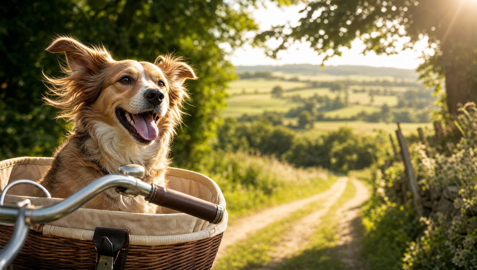 Panier & Remorque de Vélo pour Chien