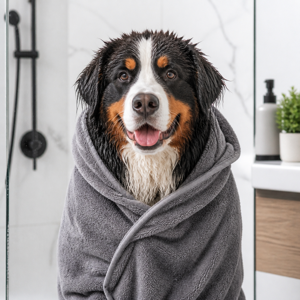 Serviette et Peignoir pour Chien