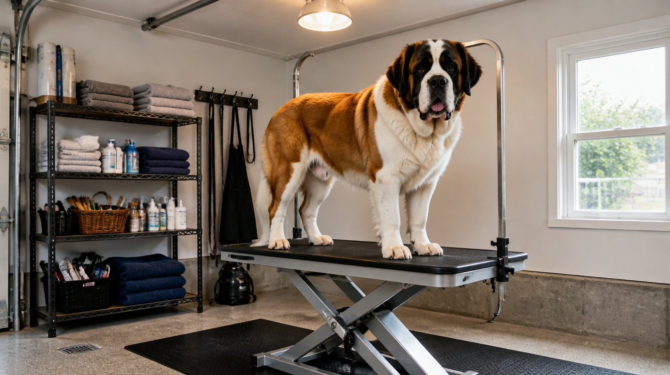 TABLE DE TOILETTAGE POUR CHIEN