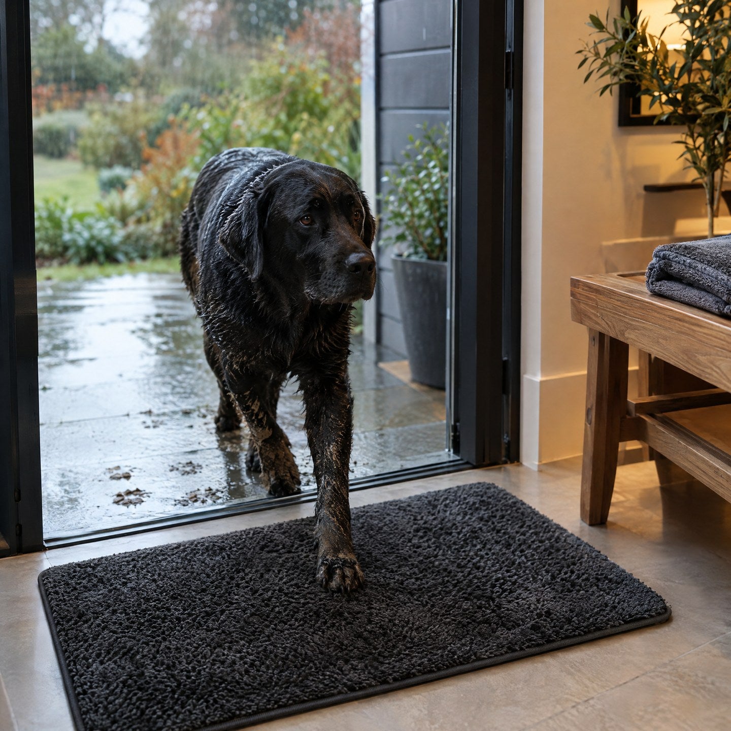 Tapis absorbant pour chien
