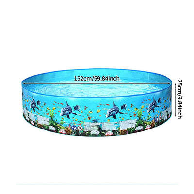 Piscine pour Chien Ronde Grande Taille 122 à 244 cm