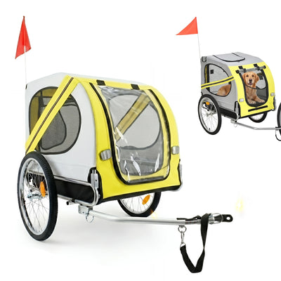 Remorque Vélo Pliable pour Chien Charge 45 kg