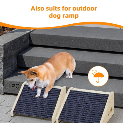 Rampe pour Chien Bois pour Marches d'Escalier 15 cm
