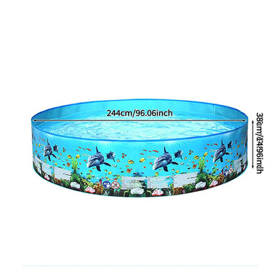 Piscine pour Chien Ronde Grande Taille 122 à 244 cm