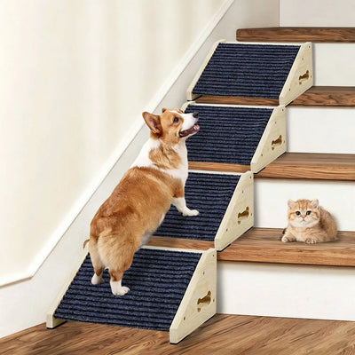 Rampe pour Chien en Bois Antidérapante 30x25x15 cm Petit Chien
