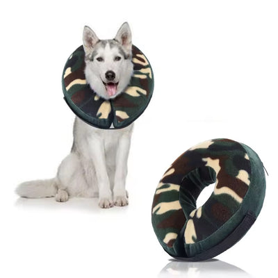 Collier élisabéthain chien gonflable - Gros-Chien.com