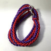 COLLIER + LAISSE "RED & PURPLE ARMY" - Gros-Chien.com
