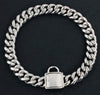 Collier chaine argent pour chien - Gros-Chien.com