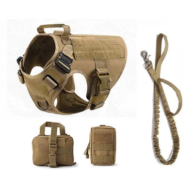 Harnais tactique militaire chien - Gros-Chien.com