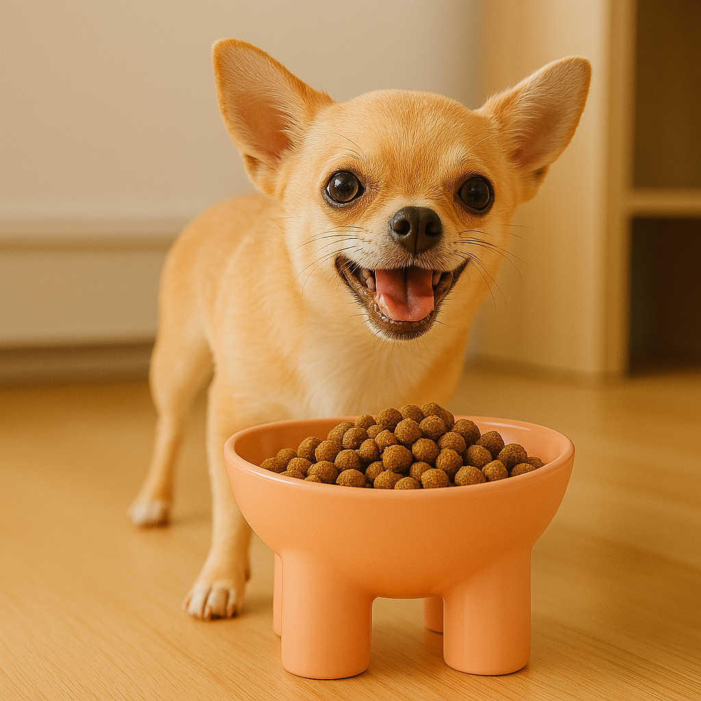 https://cdn.shopify.com/s/files/1/0763/9767/4819/files/Gamelle_chien_sur_lev_e_Rose_chihuahua_qui_mange.png?v=1744291187