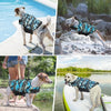 Gilet de nage chien bande réfléchissante - Gros-Chien.com
