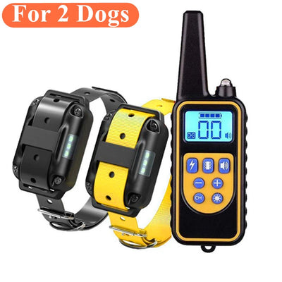 Collier Anti-Aboiement Télécommande 800 m Rechargeable Étanche