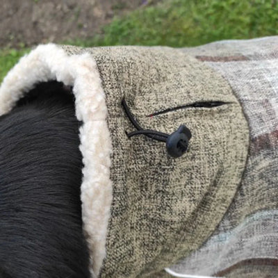 Veste Polaire Carreaux Gros Chien Ceinture