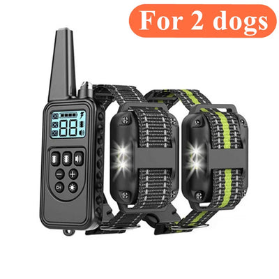 Collier Électrique de Dressage 800 m Nylon Rechargeable Chien
