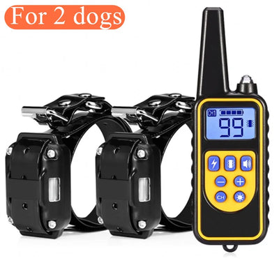 Collier Anti-Aboiement Télécommande 800 m Rechargeable Étanche