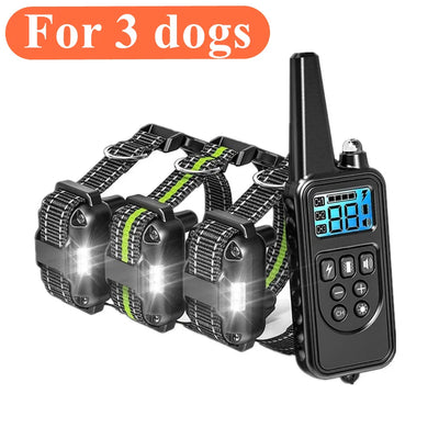 Collier Électrique de Dressage 800 m Nylon Rechargeable Chien