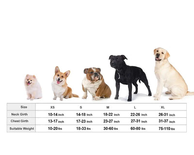 Vêtement Apaisant Anti-Anxiété Petit à Gros Chien 4,5 à 50 kg