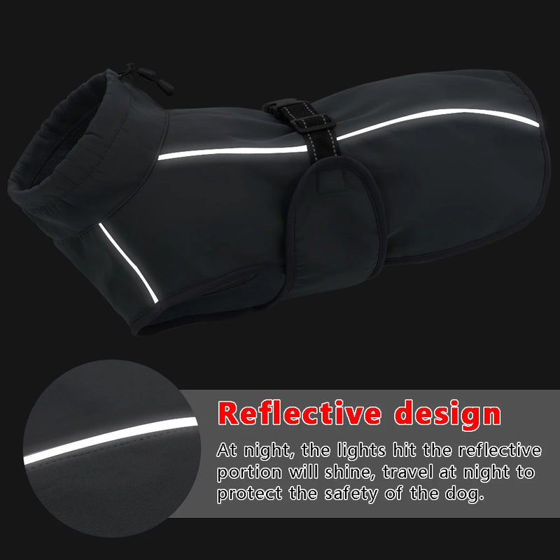 Manteau Imperméable Hiver Chaud Gros Chien