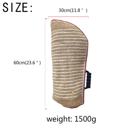 Manchon Mordant Jute Toile Dressage Gros Chien