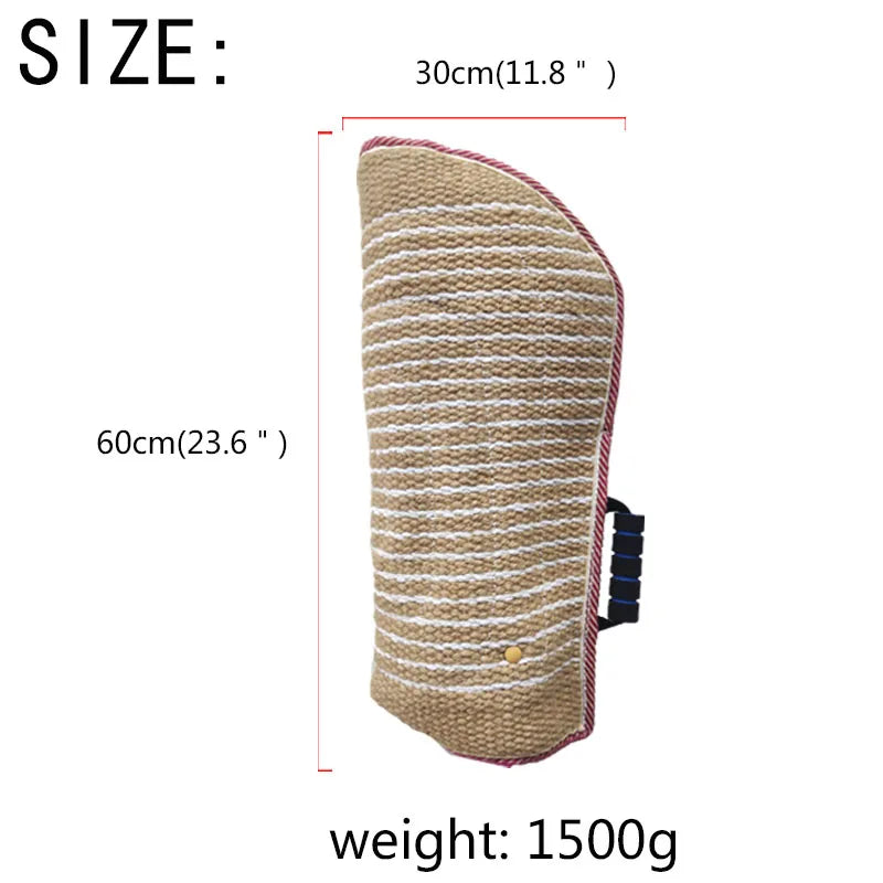 Manchon Mordant Jute Toile Dressage Gros Chien
