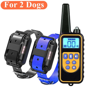 Collier Anti-Aboiement Télécommande 800 m Rechargeable Étanche
