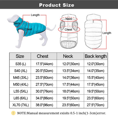 Manteau Imperméable Réversible 3 Couches Gros Chien