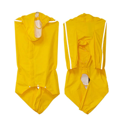Manteau Imperméable Intégral à Capuche Réfléchissant Grand Chien