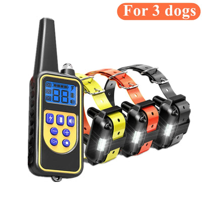 Collier Anti-Aboiement Télécommande 800 m Rechargeable Étanche