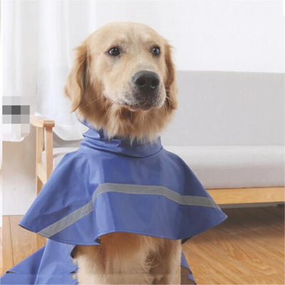 Manteau Imperméable Poncho Réfléchissant Capuche Grand Chien