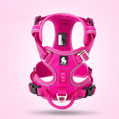 Harnais Anti-Traction Chien Clip Avant Réfléchissant 12 Coloris