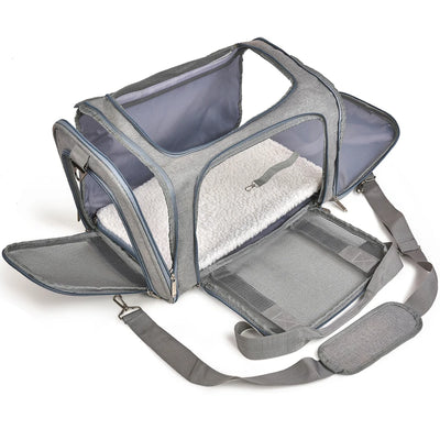 Sac de Transport Chien Souple Bandoulière Petit Chien Chat