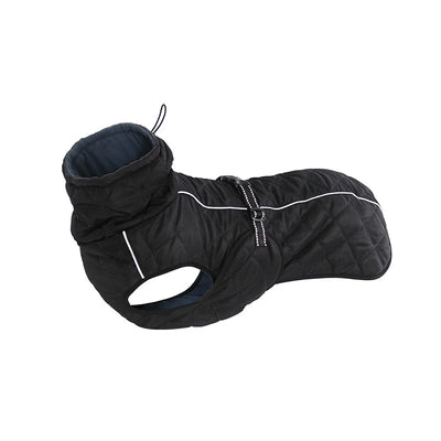 Manteau Imperméable Réfléchissant à Col Montant pour Chien