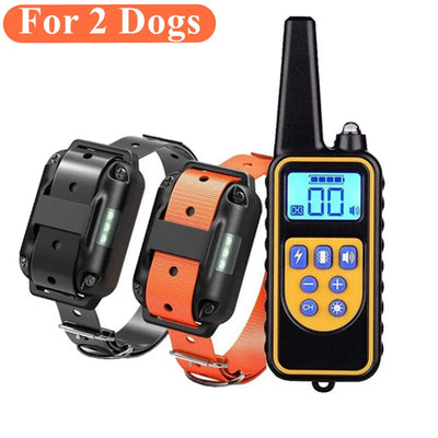 Collier Anti-Aboiement Télécommande 800 m Rechargeable Étanche