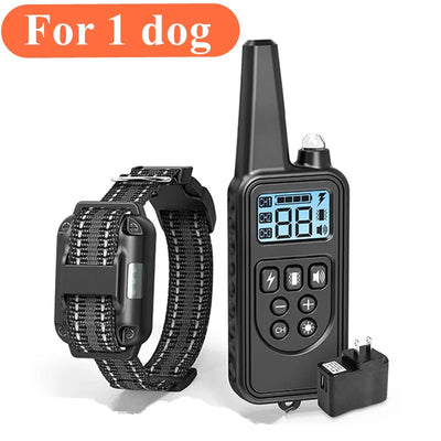 Collier Électrique de Dressage 800 m Nylon Rechargeable Chien