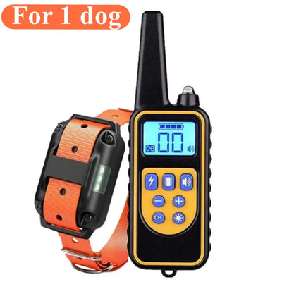 Collier Anti-Aboiement Télécommande 800 m Rechargeable Étanche