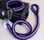 COLLIER + LAISSE "BLACK & PURPLE ARMY" - Gros-Chien.com