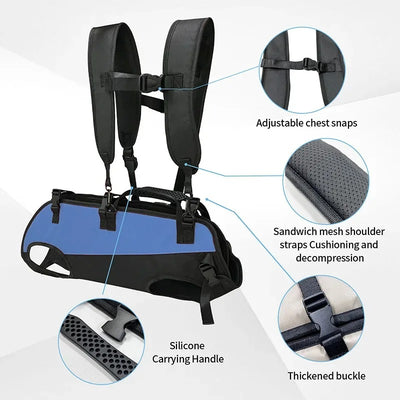 Harnais transport chien blessé handicapé