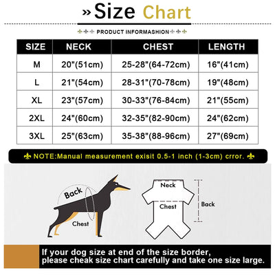 Manteau Imperméable Hiver Chaud Gros Chien