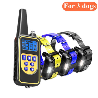 Collier Anti-Aboiement Télécommande 800 m Rechargeable Étanche
