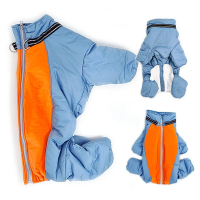 Manteau Imperméable Combinaison 4 Pattes Chien Zippée Labrador