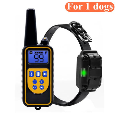 Collier Anti-Aboiement Télécommande 800 m Rechargeable Étanche