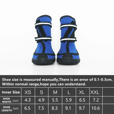 Bottes Imperméables Oxford Réfléchissantes Gros Chien